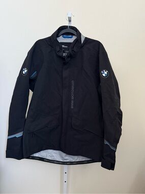 BMW Motorrad Rallye Pro Black Performance Motorcycle Jacket with Blue Accents